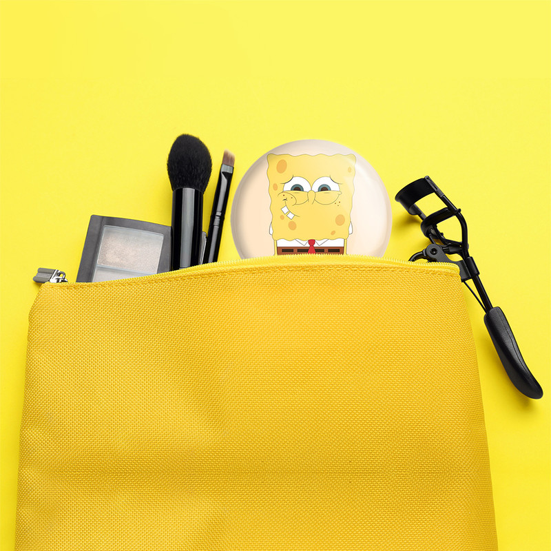 آینه جیبی خندالو مدل باب اسفنجی  کد 1327