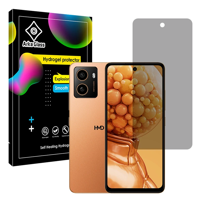 محافظ صفحه نمایش حریم شخصی آرکا گلس  مدل Tough مناسب برای گوشی موبایل اچ ام دی Pulse Plus