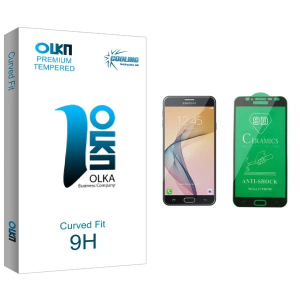 محافظ صفحه نمایش سرامیکی کولینگ مدل Olka glass مناسب برای گوشی موبایل سامسونگ Galaxy J7 Prime