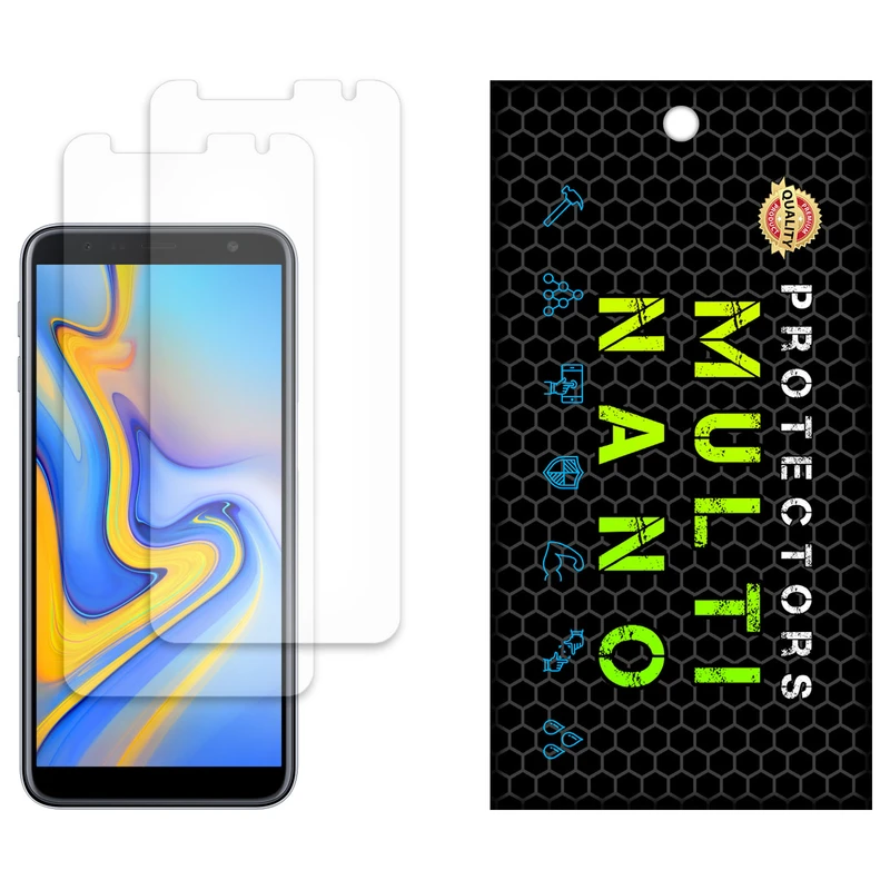 محافظ صفحه نمایش مات مولتی نانو مدل X-S2M مناسب برای گوشی موبایل سامسونگ Galaxy J6 Plus بسته دو عددی