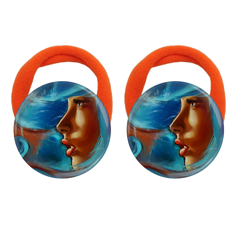 کش مو زنانه مدل پرتره دختر کد 1066 بسته دو عددی