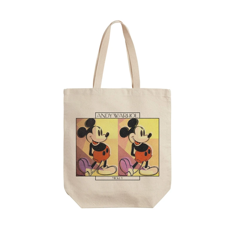 ساک خرید ترمه طراحان ایده مدل میکی موس از وارهول کد art0856 - L