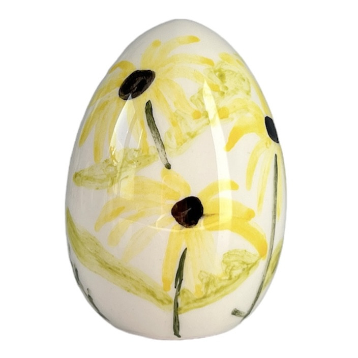 تخم مرغ سرامیکی مدل نقاشی گل
