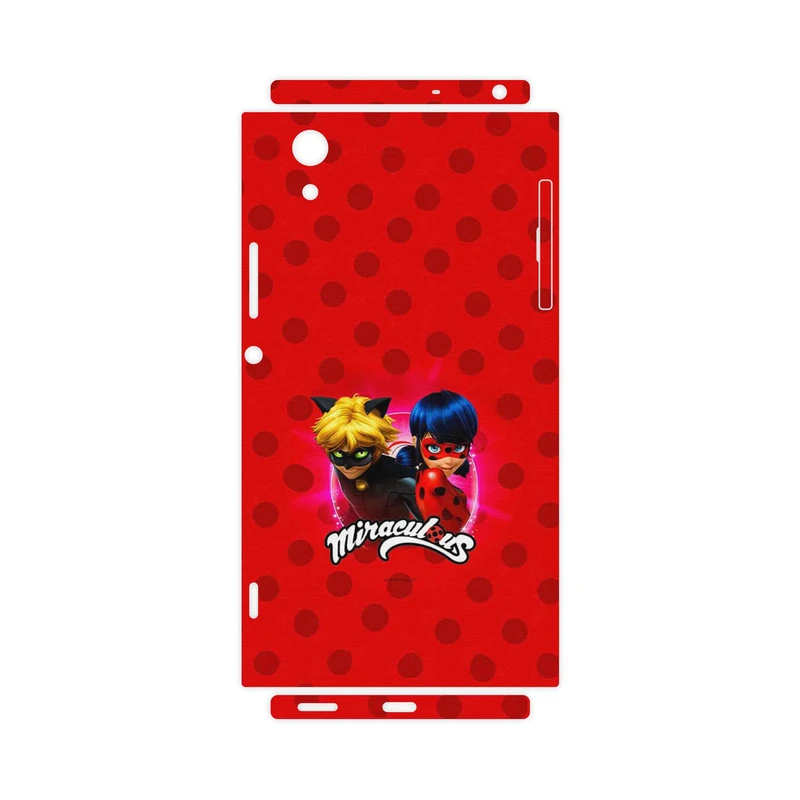 برچسب پوششی ماهوت مدل Ladybug and Cat Noir-FullSkin مناسب برای گوشی موبایل سونی Xperia XA1
