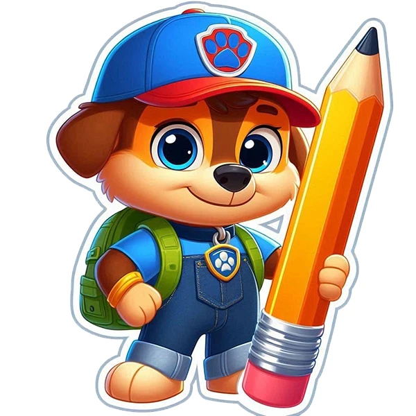 استیکر پارچه و لباس پاد آفرین طرح سگ های نگهبان کد 890