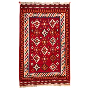 گلیم دستباف چهار متری سی پرشیا کد 157004