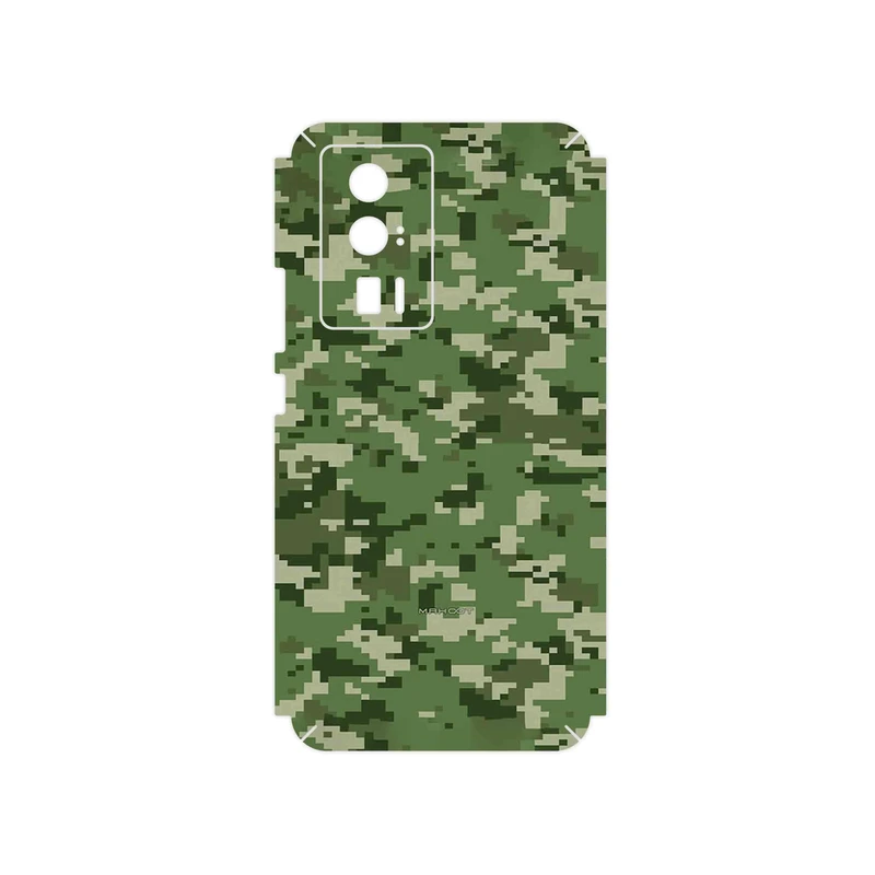 برچسب پوششی ماهوت مدل Army_Green_Pixel مناسب برای گوشی موبایل شیائومی Poco F5 Pro