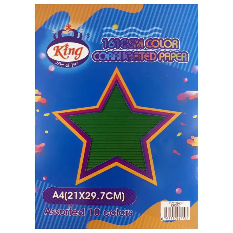 مقوا کینگ مدل جاکورتا کد 6 سایز 21x30 سانتی متر بسته 10 عددی