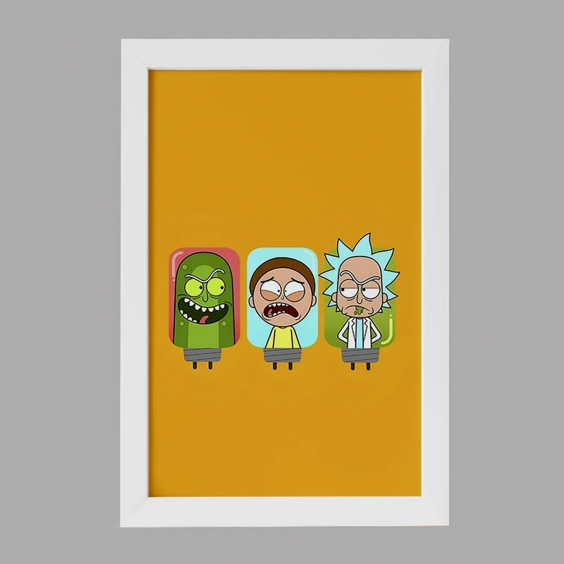 تابلو خندالو مدل ریک و مورتی (Rick and Morty) کد F4012