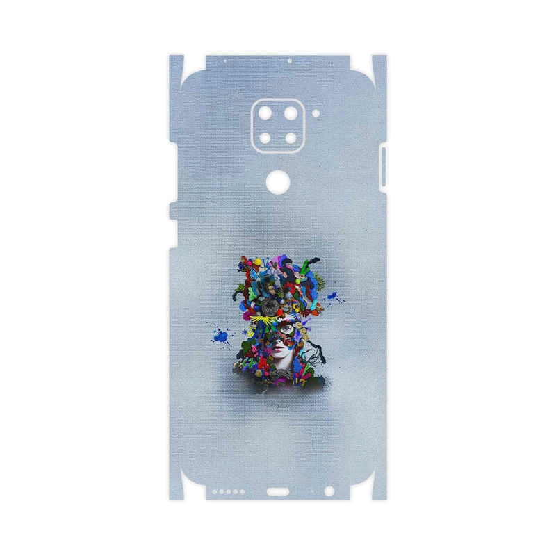 برچسب پوششی ماهوت مدل Collage of surreal Portrait of Women 4-FullSkin مناسب برای گوشی موبایل شیائومی Redmi Note 9