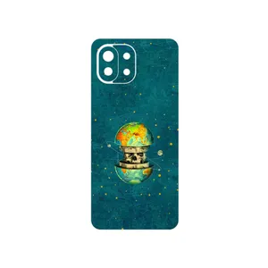 MAHOOT Collage of Earth Face Cover Sticker for Xiaomi MI 11 LITE