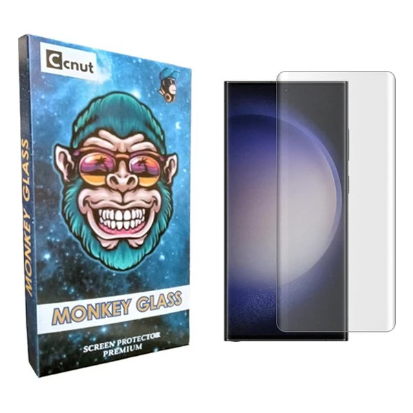 محافظ صفحه نمایش کوکونات مدل mnk UV مناسب برای گوشی موبایل سامسونگ Galaxy S23 Ultra