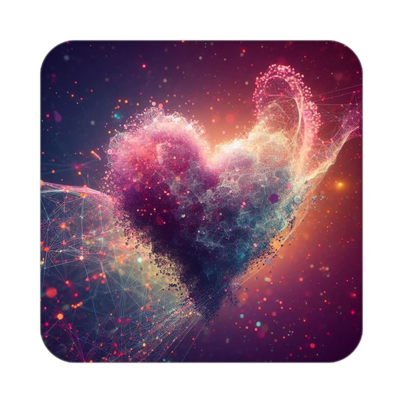 زیر لیوانی کاکتی مدل عاشقانه کد mp10668