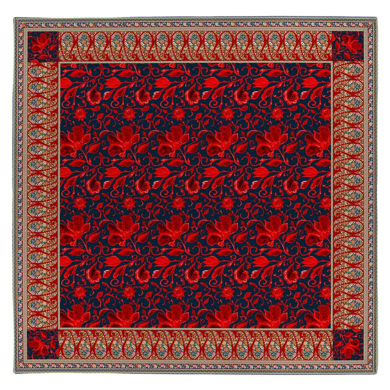 رومیزی طرح گل سنتی کد 9982.1