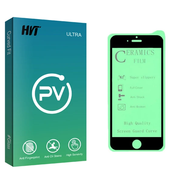 محافظ صفحه نمایش سرامیکی اچ وی تی مدل PV glass مناسب برای گوشی موبایل اپل Iphone 6s/6