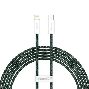 کابل تبدیل USB-C به لایتنینگ باسئوس مدل CALD040306 طول 2 متر