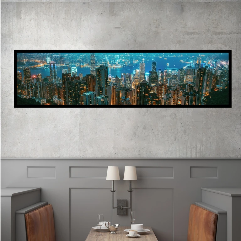 تابلو بکلیت طرح معماری مدرن شهر مدل کشیده B-7461