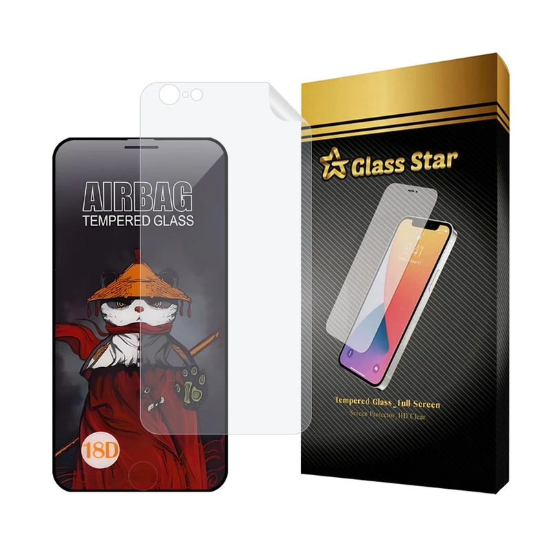 محافظ صفحه نمایش گلس استار مدل AIRNABKGS مناسب برای گوشی موبایل اپل iPhone 6s Plus / 6 Plus به همراه محافظ پشت گوشی
