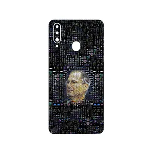 MAHOOT Collage of Steve Jobs 2 Cover Sticker for Samsung Galaxy A20s