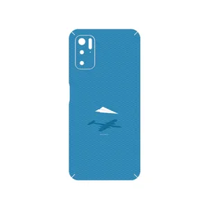 MAHOOT Minimal Paper Airplane Cover Sticker for Xiaomi Poco M3 Pro 5G