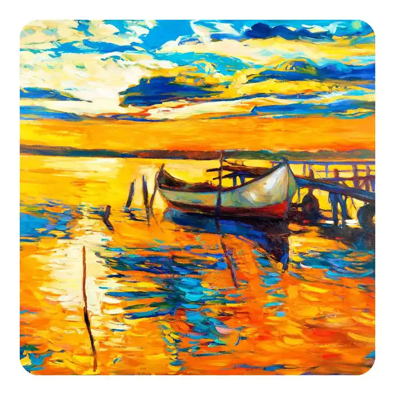 مگنت طرح نقاشی رنگ روغن مدل mg10613