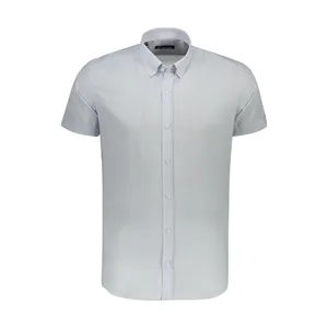 پیراهن آستین کوتاه مردانه کیکی رایکی مدل MBB20006-408