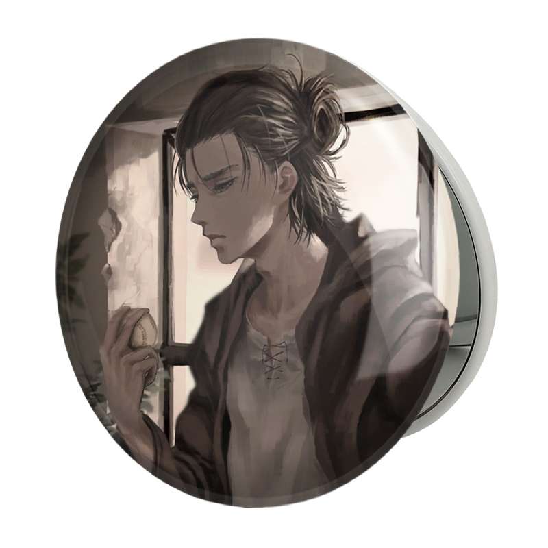 آینه جیبی خندالو طرح ارن انیمه اتک آن تایتان Attack on Titan مدل تاشو کد 18571 آینه جیبی خندالو طرح ارن انیمه اتک آن تایتان Attack on Titan مدل تاشو کد 18571