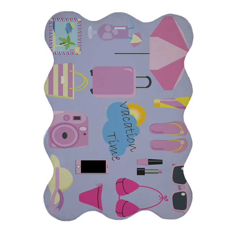 پادری مدل دالبر طرح فانتزی کد 8882 سایز 80x110 سانتی متر 