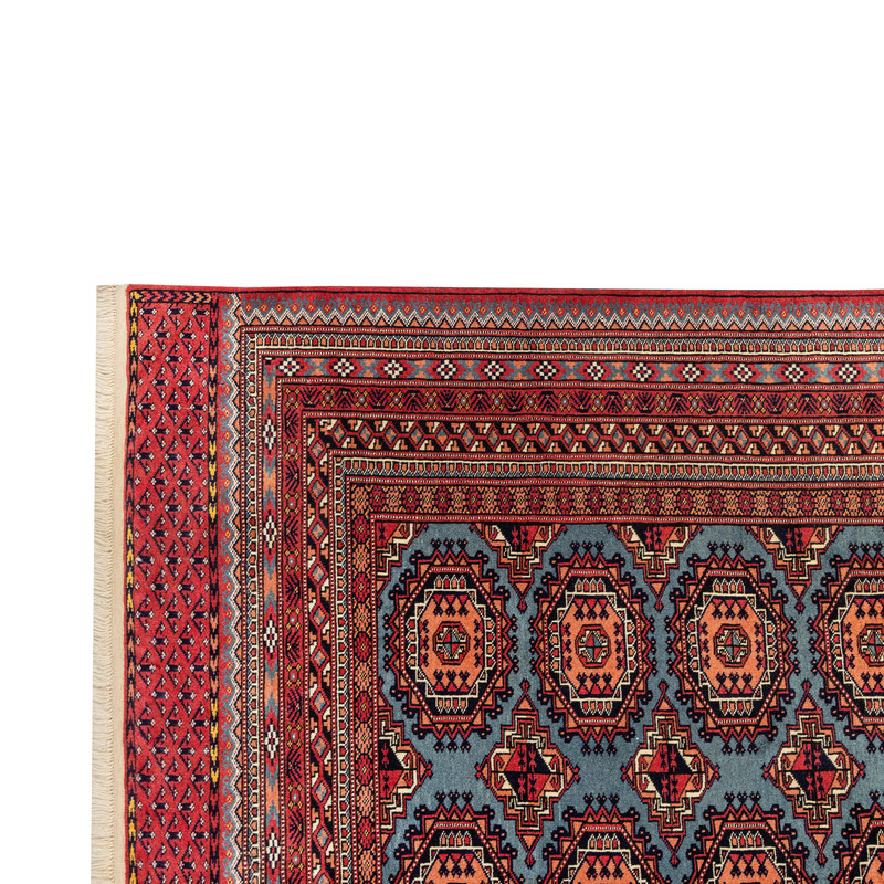 فرش دستبافت سه و نیم متری مدل ترکمن  کد  40.2600