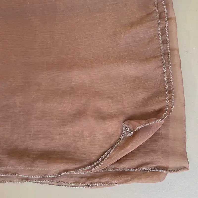 شال زنانه مدل ساده حریر شیشه ای مهمانی مجلسی