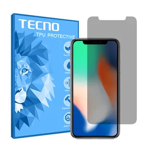 Tecno HyPRV model privacy screen protector suitable for Apple iPhone X mobile phone