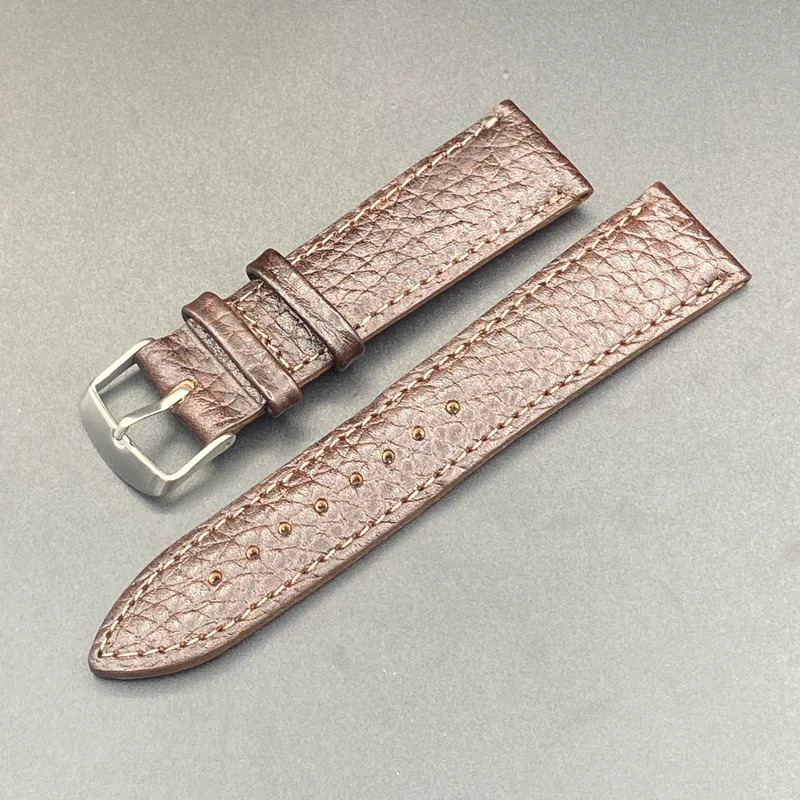 عکس شماره 4 : بند ساعت مچی مدل چرم پوست مار کد 22mm