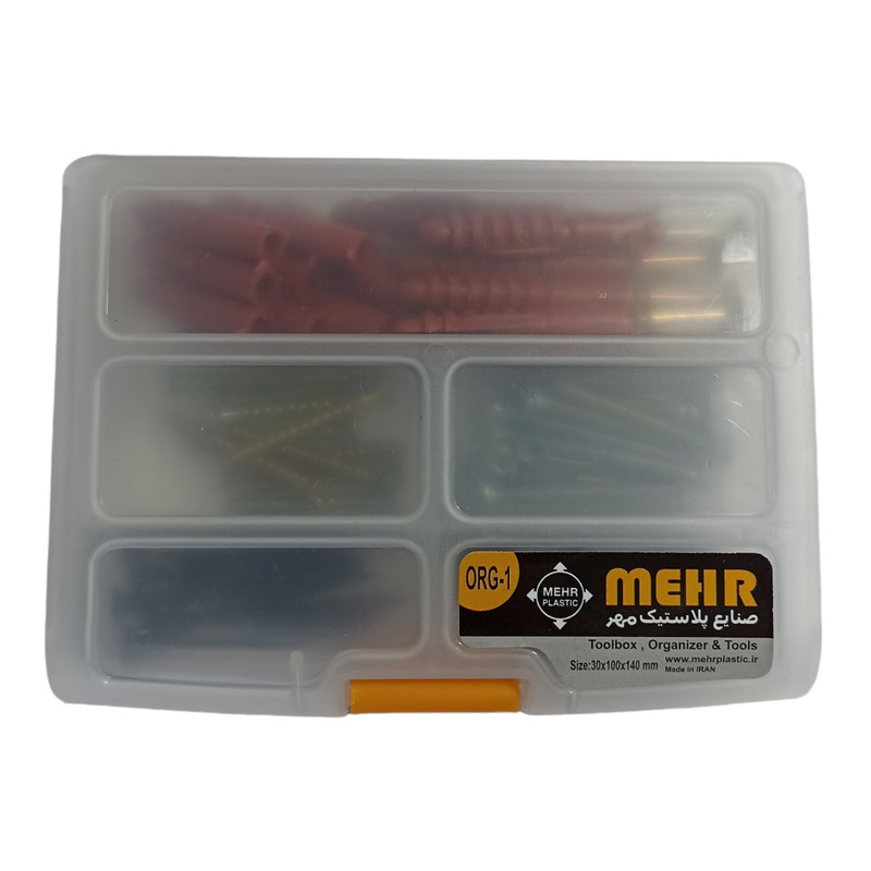 پیچ و رولپلاک مهر مدل BOX-90 مجموعه 90 عددی