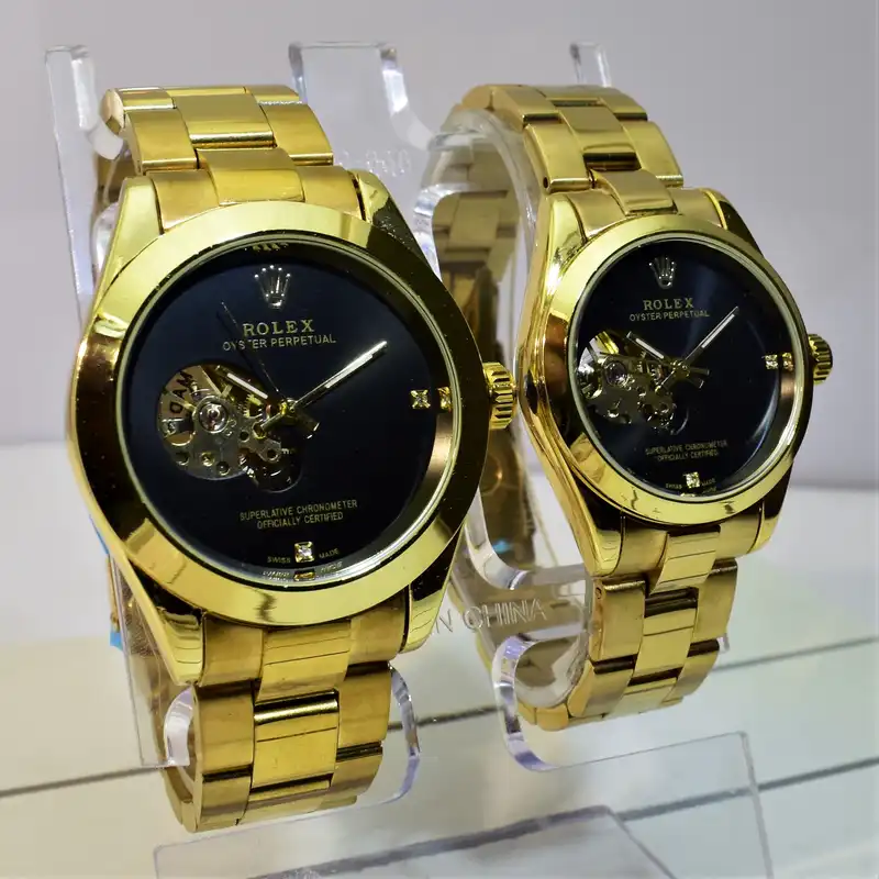 ست ساعت مچی عقربه ای زنانه و مردانه مدل 78488