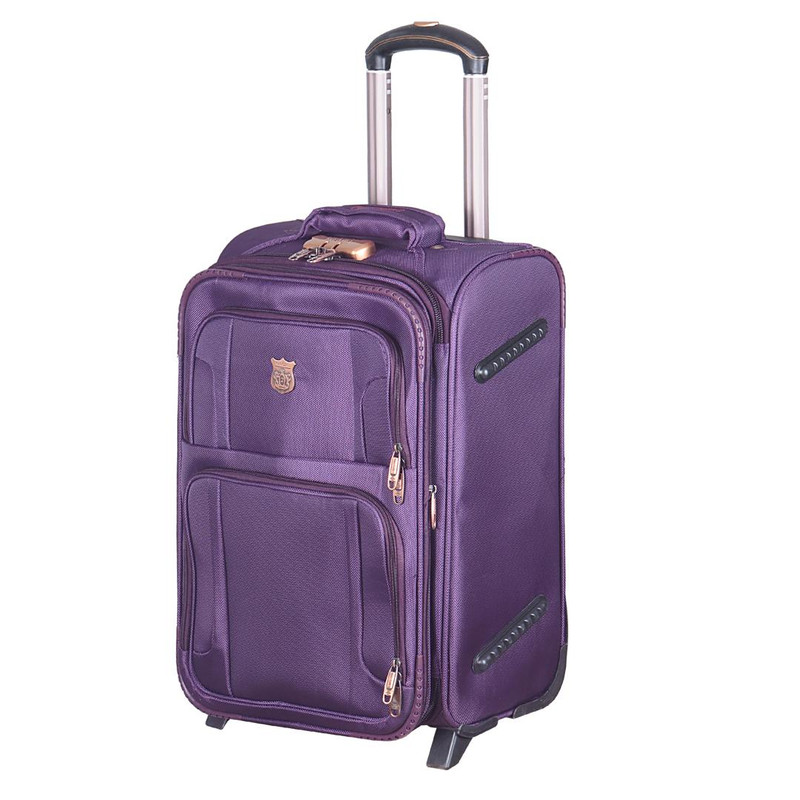 چمدان پولوکلاس مدل زیپ دوبل 2 سایز کوچک ارتفاع 50 سانتی متر