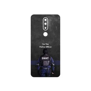 MAHOOT Police Officer Cover Sticker for Nokia 5.1 Plus