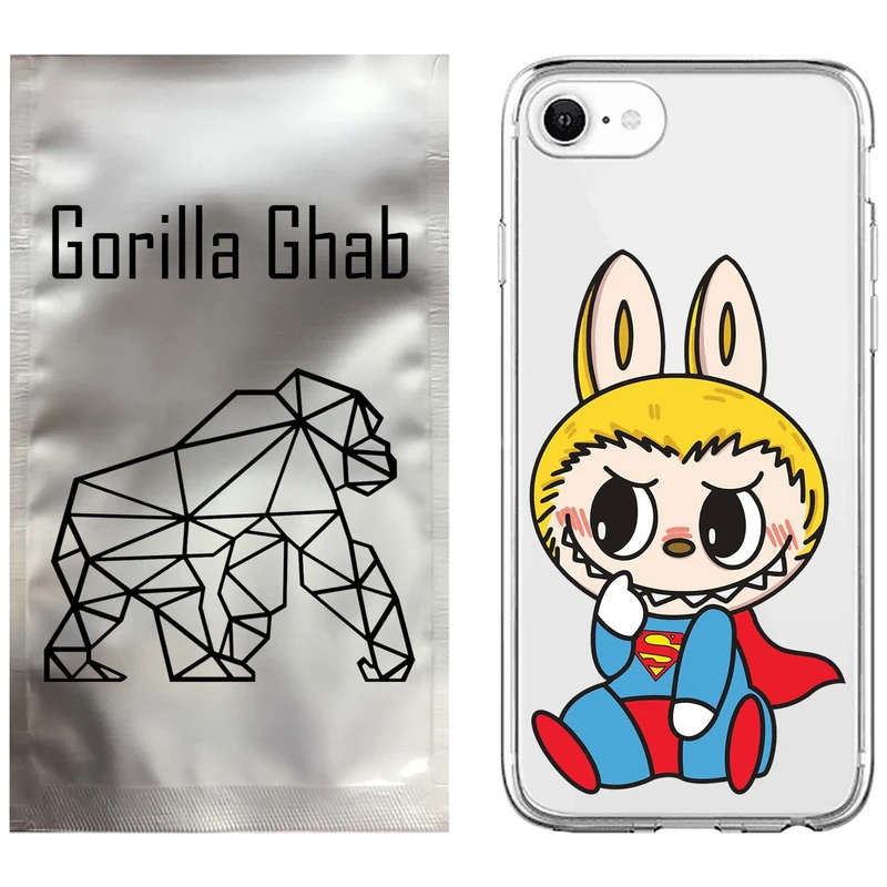 کاور گوریلا قاب مدل CLG کد 147 طرح لبوبو مناسب برای گوشی موبایل اپل iPhone 7 / 8 / SE 2022