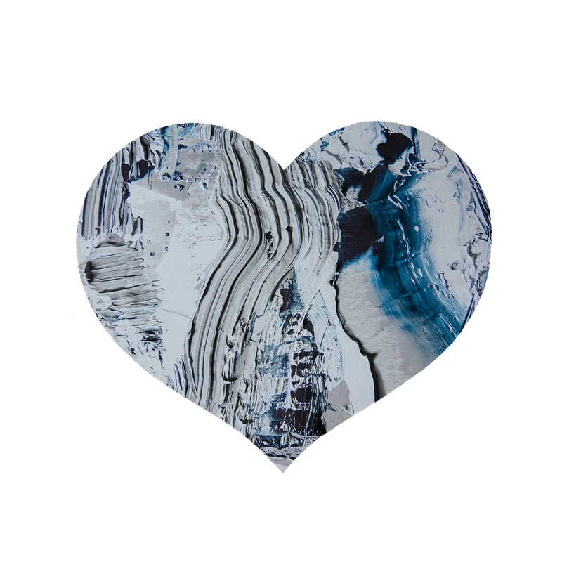 پادری مدل قلب طرح سنگ کد 8423 سایز 90 × 90 سانتی متر