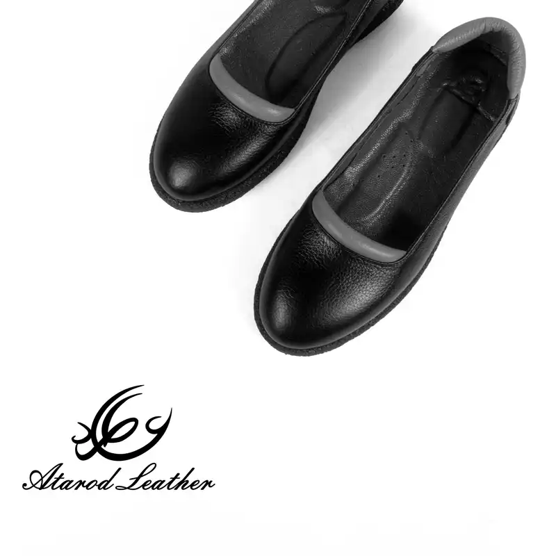 کفش زنانه چرم عطارد مدل چرم طبیعی کد SH239