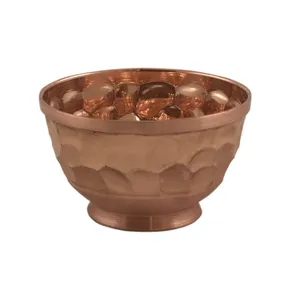 پیاله مسی مدل پایه دار طرح مدرن کد 282