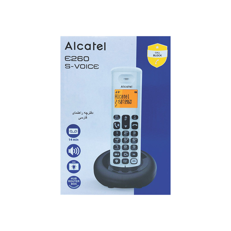 تلفن بی سیم آلکاتل مدل E260 S Voice