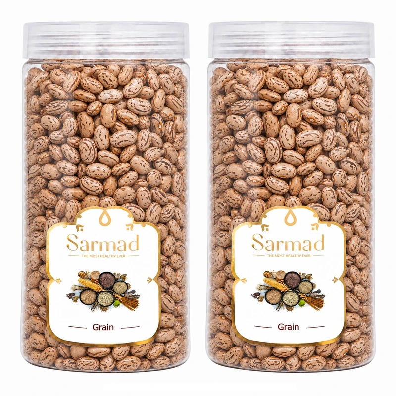 لوبیا چیتی ممتاز سرمد - 550 گرم بسته دو عددی
