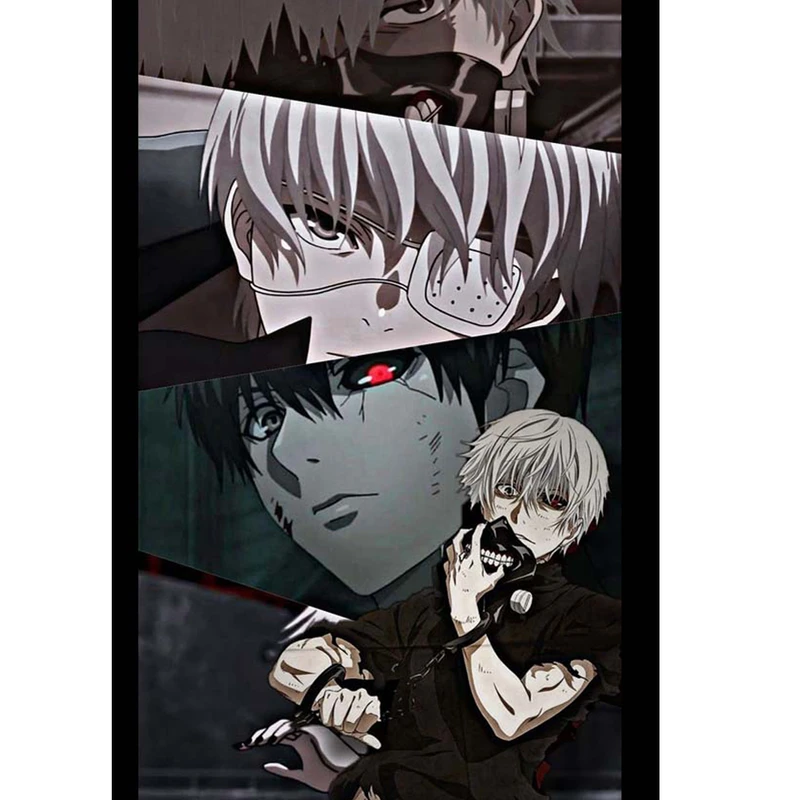 پوستر مدل کانکی Kaneki طرح انیمه توکیو غول Tokyo ghoul کد 657