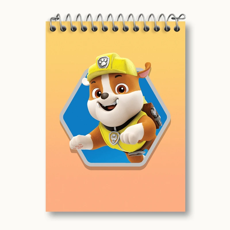 دفتر یادداشت 50 برگ خندالو مدل رابل سگ های نگهبان Paw Patrol کد 12587