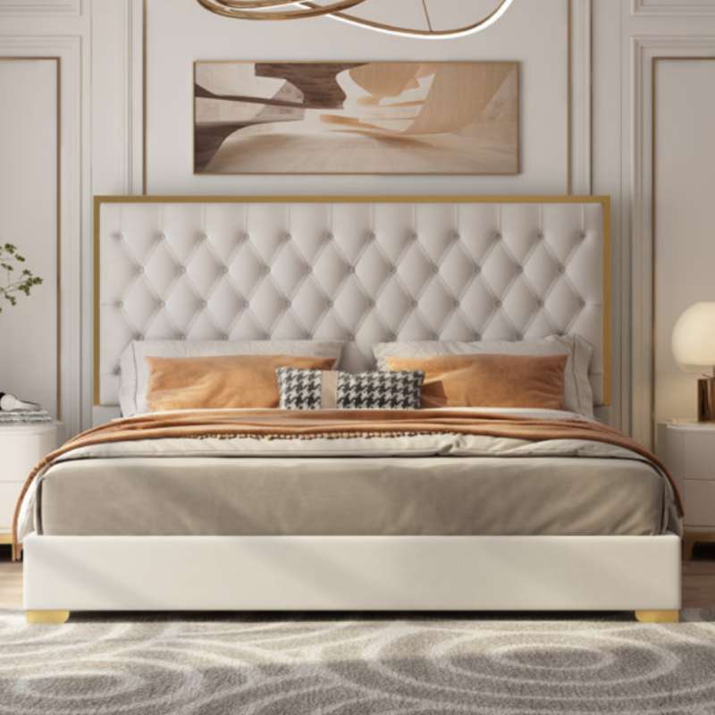 تخت خواب کد M.P 5656 دو نفره سایز 180×200 سانتی متر