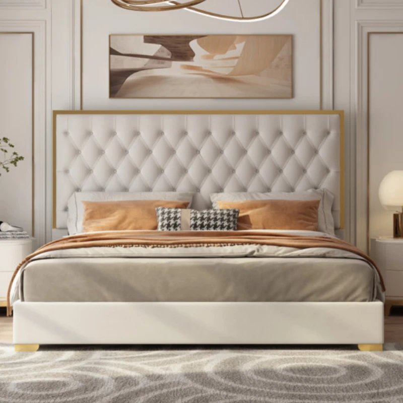 تخت خواب کد M.P 5658 دو نفره سایز 140×200 سانتی متر