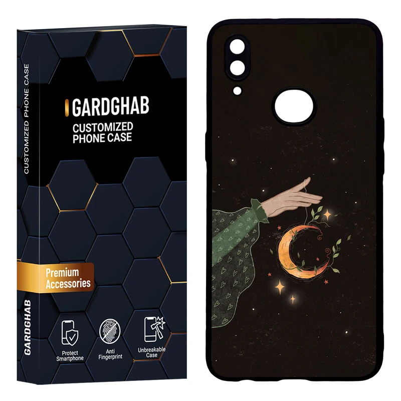 کاور گارد قاب مدل دور ژله ای هنری مناسب برای گوشی موبایل سامسونگ Galaxy A10s