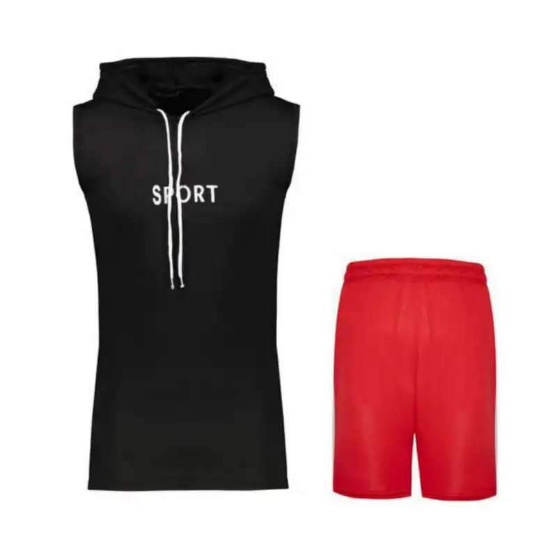 ست تاپ و شلوارک ورزشی مردانه اولسون مدل a17