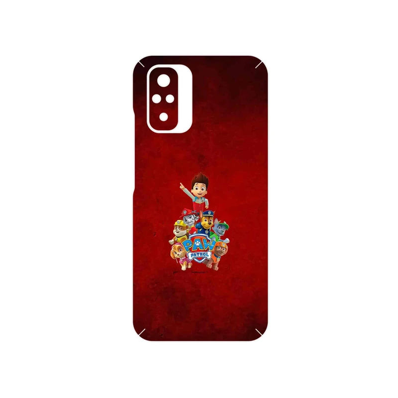 برچسب پوششی ماهوت مدل Paw Patrol مناسب برای گوشی موبایل شیائومی Redmi Note 10