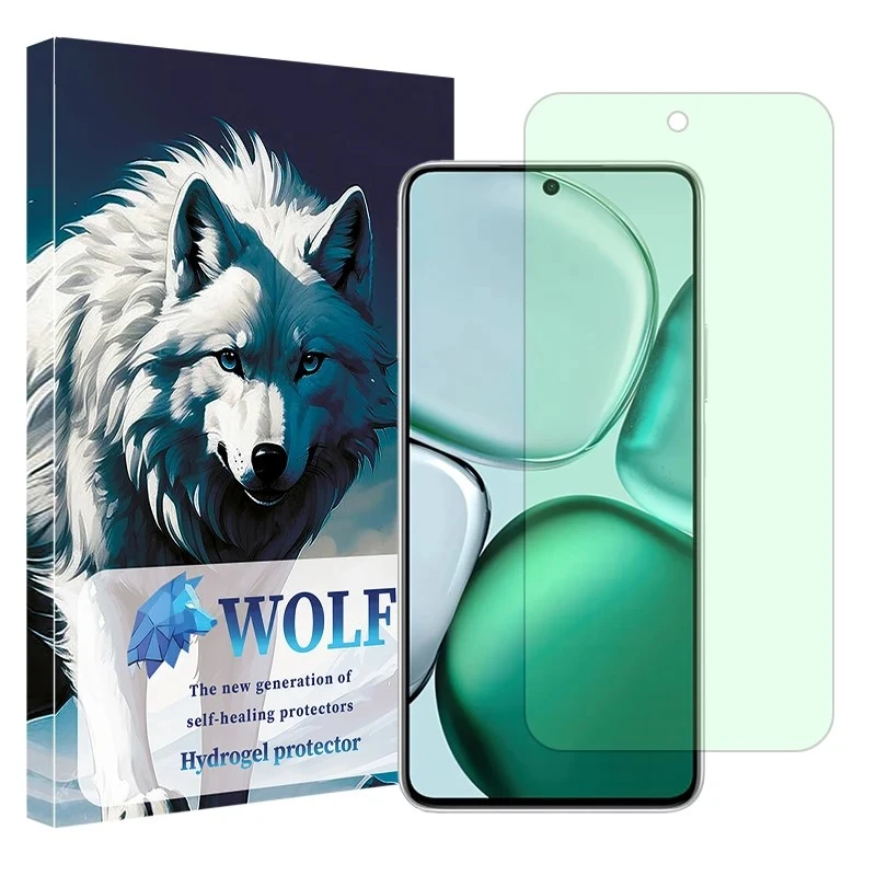 محافظ صفحه نمایش آنتی گرین ولف مدل هیدروژلی مناسب برای گوشی موبایل آنر X9c Smart